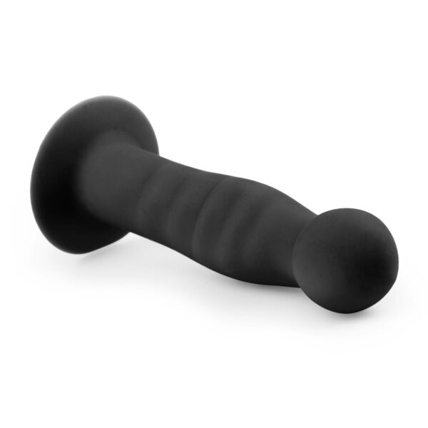 Saugnapf-Dildo aus Silikon - Schwarz – Bild 4