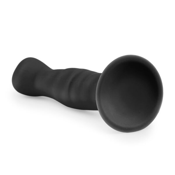 Saugnapf-Dildo aus Silikon - Schwarz – Bild 3